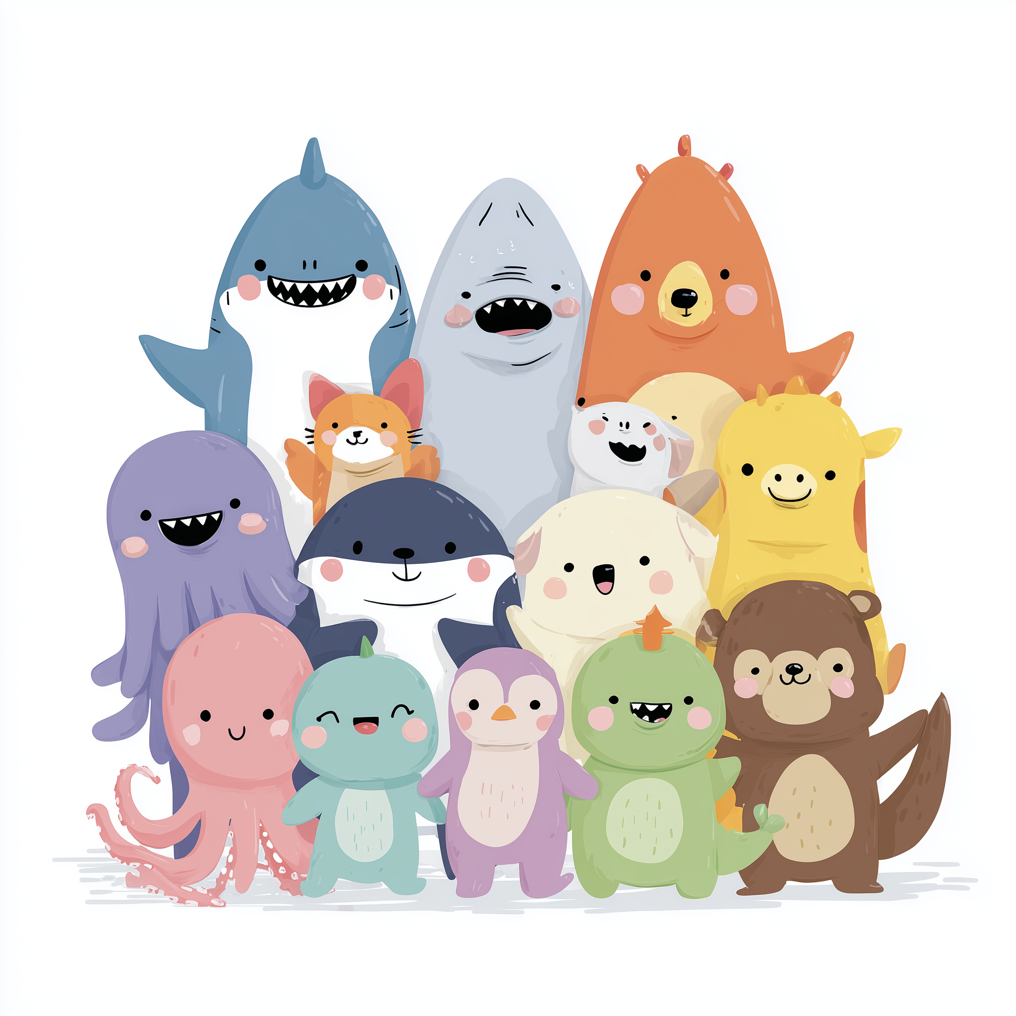 Hlur Digital Content Characters